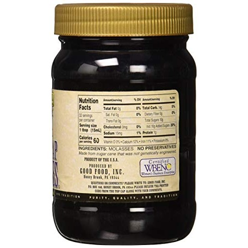Golden Barrel Blackstrap Molasses, 16 Fl. Oz