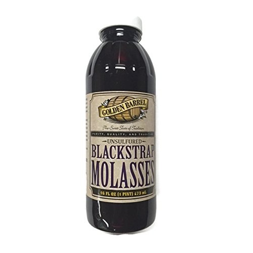 Golden Barrel Blackstrap Molasses, 16 Fl. Oz. 1 Pint, Narrow M