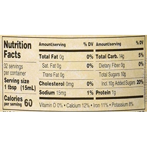 Golden Barrel Blackstrap Molasses, 16 Fl. Oz