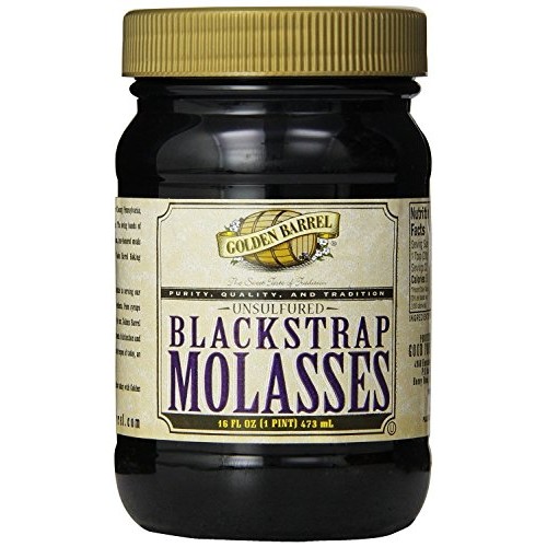 Golden Barrel Blackstrap Molasses, 16 Oz. Wide Mouth 2-16 Fl. O