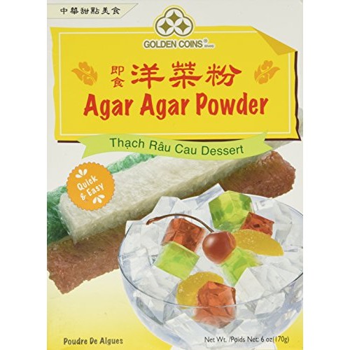 1 X 6Oz Golden Coins Agar Agar Powder, Oriental Dessert, Product