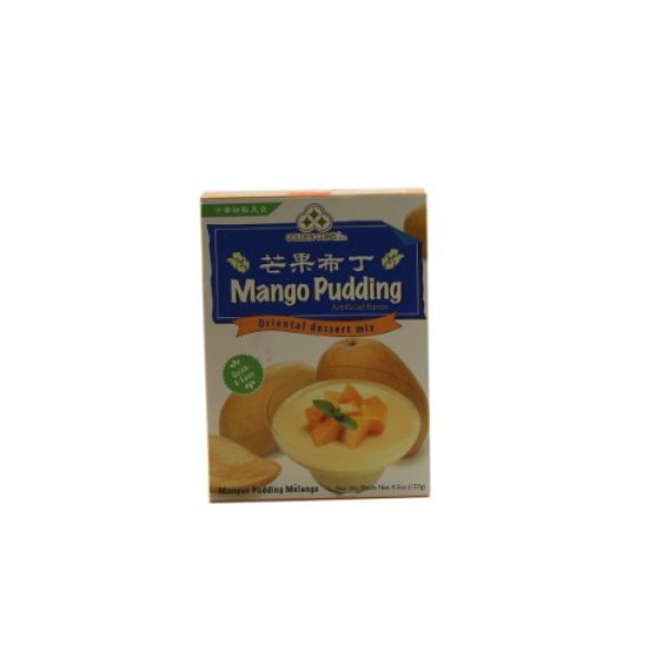Golden Coins Brand Mango Pudding Oriental Dessert Mix, 4.5Oz. 1