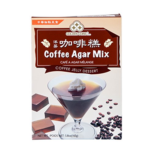Golden Coins Oriental Gelatin Dessert Coffee Agar Mix - 5.8Oz
