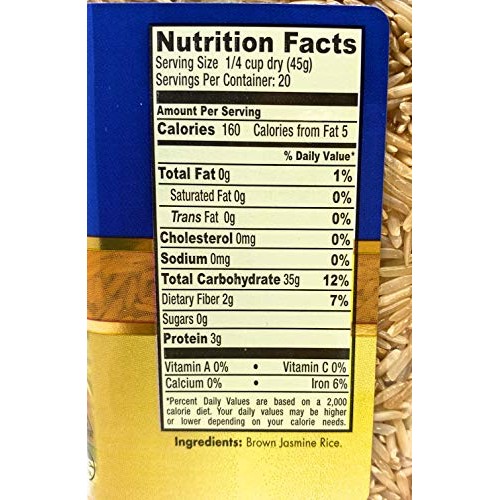 Golden Brown Jasmine Rice - Naturally Sourced Thai Fragrant Long