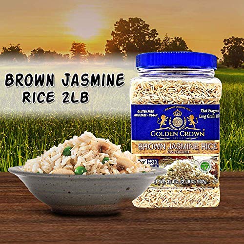 Golden Brown Jasmine Rice - Naturally Sourced Thai Fragrant Long