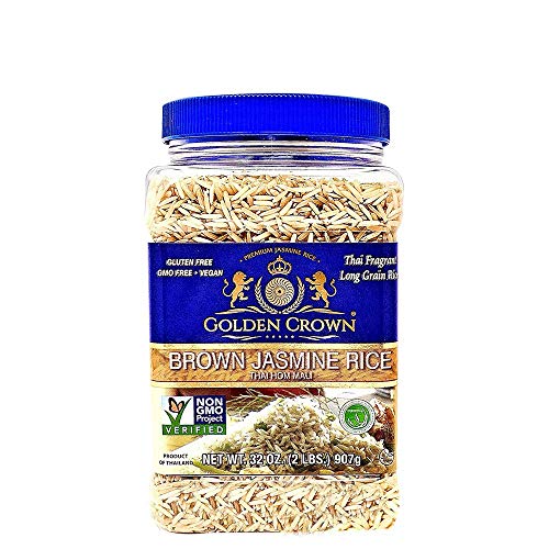 Golden Brown Jasmine Rice - Naturally Sourced Thai Fragrant Long