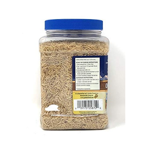 Organic Brown Basmati Rice32 Oz Organic-Non Gmo-All Natural Ar