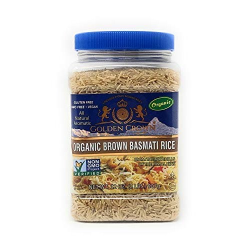 Organic Brown Basmati Rice32 Oz Organic-Non Gmo-All Natural Ar