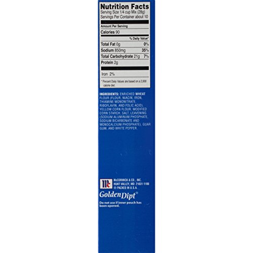 Mccormick Golden Dipt Beer Batter Seafood Batter Mix, 10 Oz Pac