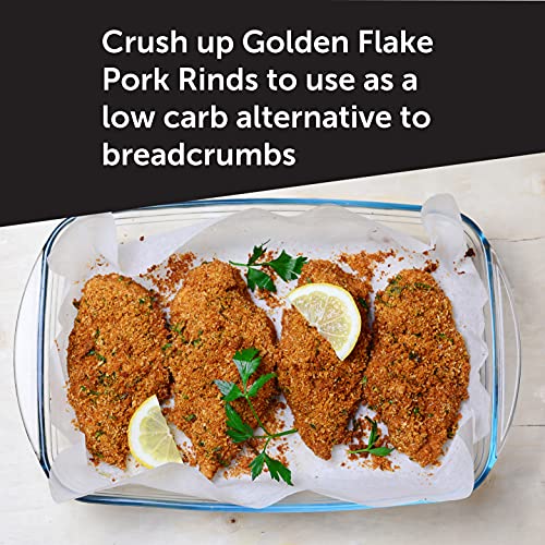 Golden Flake Pork Rind Barrel Oz Keto Friendly Snack With Zero C