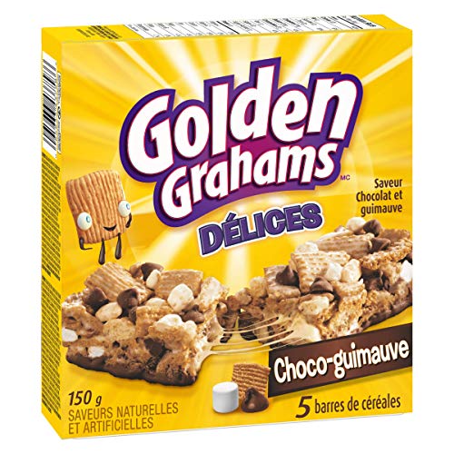Golden Grahams Chocolate Marshmallow Smores Cereal Bars, 5Ct, 1