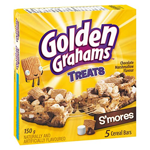 Golden Grahams Chocolate Marshmallow Smores Cereal Bars, 5Ct, 1