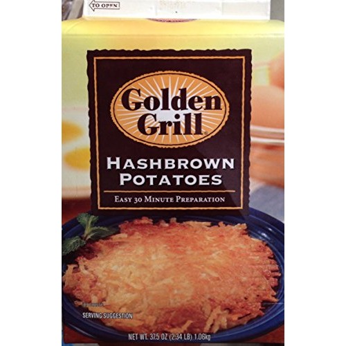 Golden Grill Hash Brown Potatoes 37.5 Oz. 2.34 Lb ,60 Servings