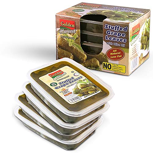 Golden Harvest Stuffed Grape Leaves, Olive Oil Based Prepared Fo