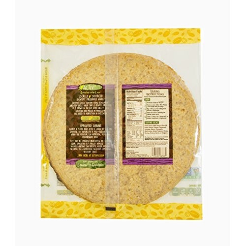 Golden Home Activfit Ultra Thin Pizza Crust 12 Inch Sprouted Gra