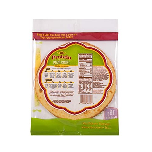 Golden Home Bakery Products Protein Ultra Thin Pizza Crust, 7 ...