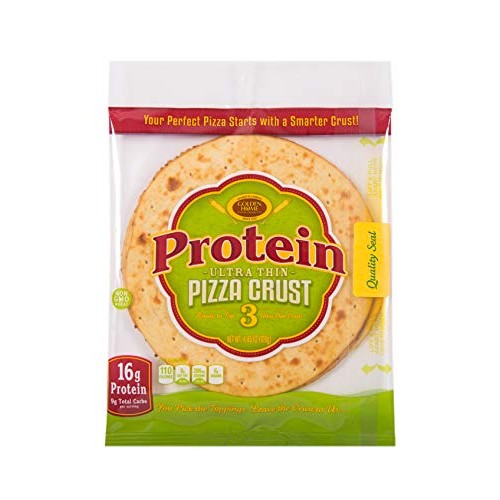 Golden Home Bakery Products Protein Ultra Thin Pizza Crust, 7 ...