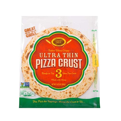 Golden Home Ultra Thin 3 Piece, Pizza Crust 14.25 Ounce