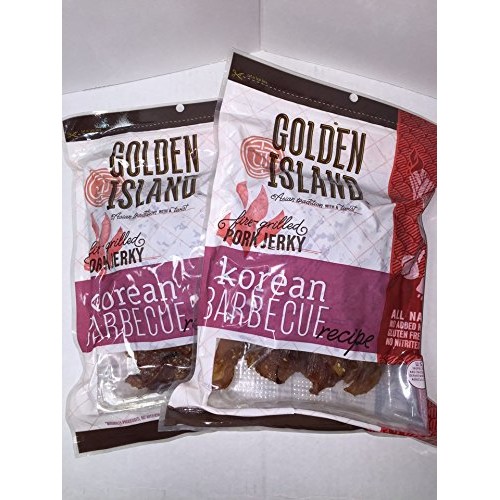 Golden Island Natural Style Pork Jerky, Korean Barbecue Recipe,