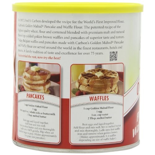 Golden Malted Pancake &Amp; Waffle Flour, Original, 33-Ounce Cans P