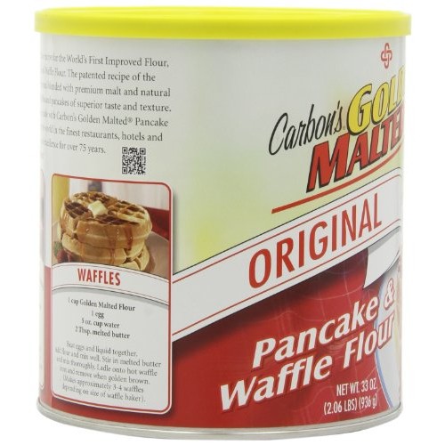 Golden Malted Pancake &Amp; Waffle Flour, Original, 33-Ounce Cans P
