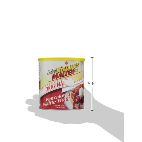 Golden Malted Pancake &Amp; Waffle Flour, Original, 33-Ounce Cans P