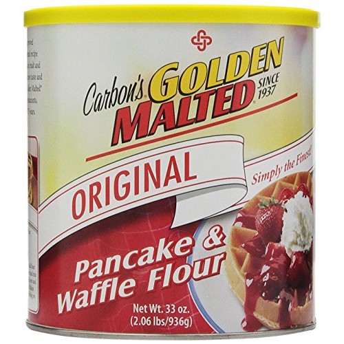 Golden Malted Pancake &Amp; Waffle Flour, Original, 33-Ounce Cans P