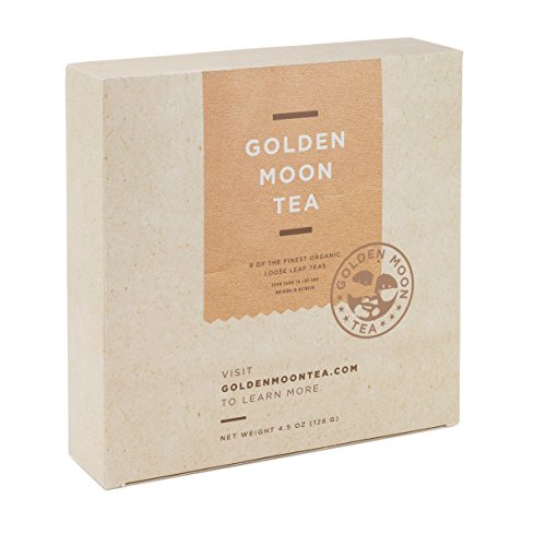 Golden Moon Tea Loose Leaf Tea Sampler - 9 Variety Pack - Organi