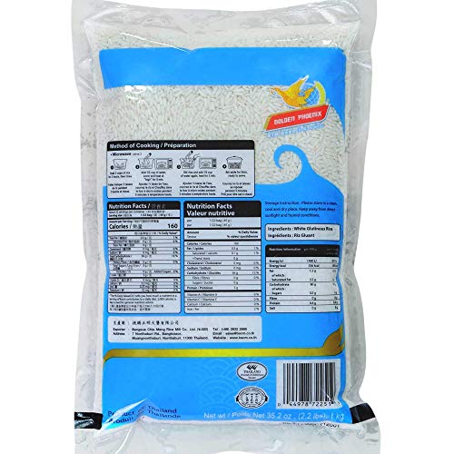 Golden Phoenix Thai Sweet Rice - Premium Sticky Rice For Dessert