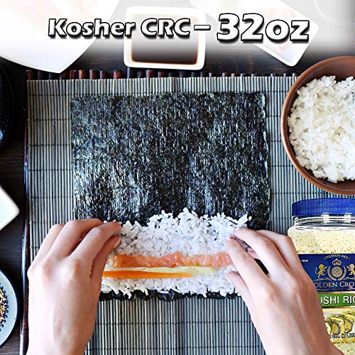 Golden Crown Sushi Rice Premium Quality Rice | Non-Gmo Gluten-Fr