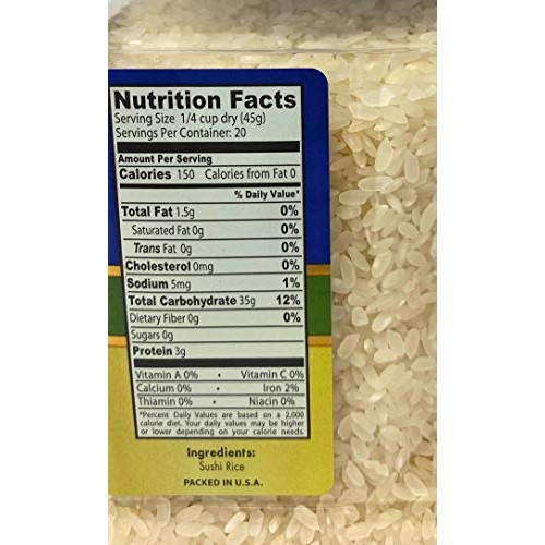 Golden Crown Sushi Rice Premium Quality Rice | Non-Gmo Gluten-Fr