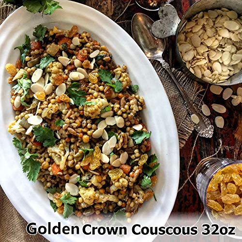 Golden Crown Whole Wheat Couscous - Non Gmo Kosher Certified 100