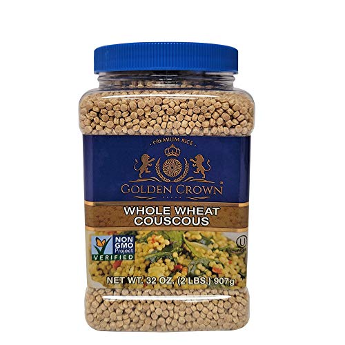 Golden Crown Whole Wheat Couscous - Non Gmo Kosher Certified 100