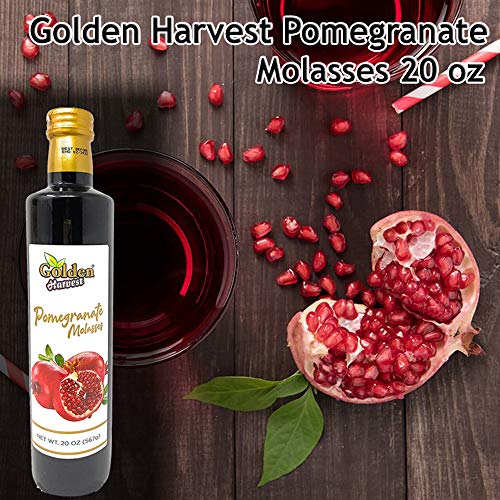 Golden Harvest Pomegranate Molasses - Made With 100% Natural Pom