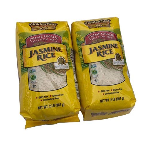 Golden Star Jasmine Rice 2 Lb Pack Of 2