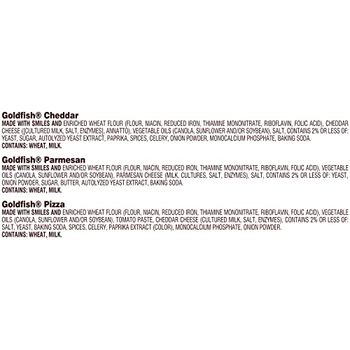 Goldfish Crackers Say Cheeeese Variety Pack with Cheddar, Pizza ...