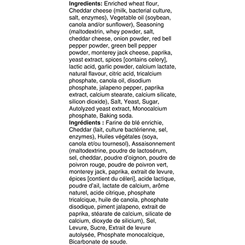 Goldfish Cheddar Jack’D Crackers, Flavour Blasted, 180G/6.3 Oz.,