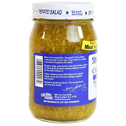 Mrs. Campbells All Natural Sweet Southern Chow Chow Relish, 16