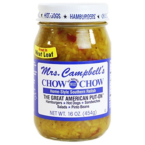 Mrs. Campbells All Natural Sweet Southern Chow Chow Relish, 16