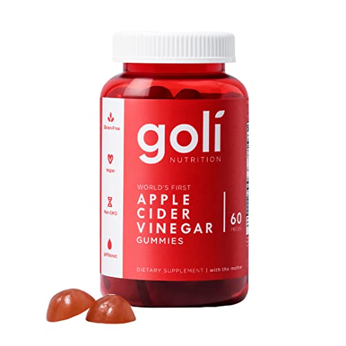 Goli Apple Cider Vinegar Gummy Vitamins - 60 Count - Vitamins B9...