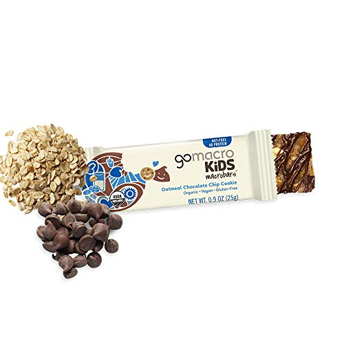 Gomacro Kids Macrobar 0.90 Ounce Bars, Oatmeal Chocolate Chip