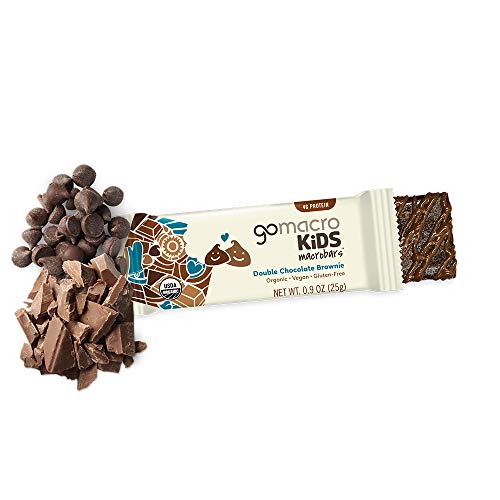 Gomacro Kids Macrobar Organic Vegan Snack Bars – Double Chocolat