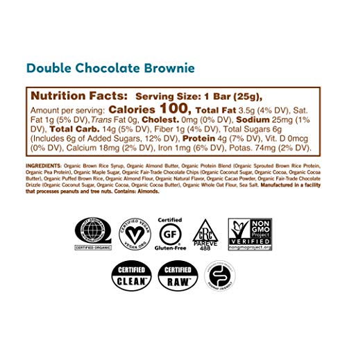 Gomacro Kids Macrobar Organic Vegan Snack Bars – Double Chocolat