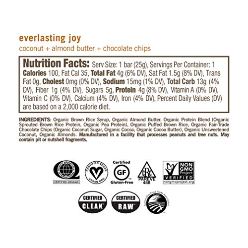 Gomacro Macrobar Mini Organic Vegan Snack Bars - Coconut + Almon