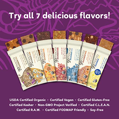 Gomacro Macrobar Mini Organic Vegan Snack Bars - Peanut Butter C