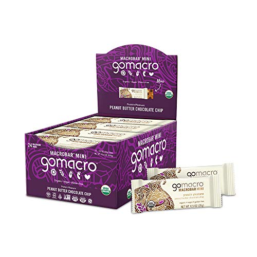 Gomacro Macrobar Mini Organic Vegan Snack Bars - Peanut Butter C