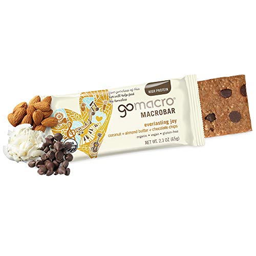 Gomacro Macrobar Organic Vegan Protein Bars - Coconut + Almond B