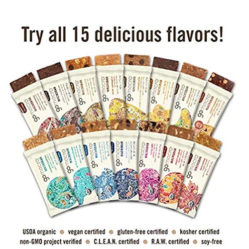 Gomacro Macrobar Organic Vegan Protein Bars - Coconut + Almond B
