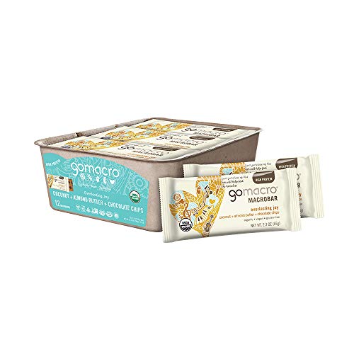 Gomacro Macrobar Organic Vegan Protein Bars - Coconut + Almond B