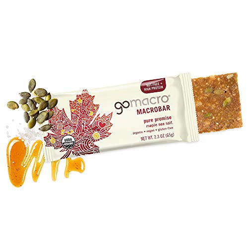 Gomacro Macrobar Organic Vegan Protein Bars - Maple Sea Salt 2.